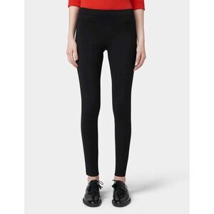 Hue Leggings Black Women's Medium Ponte Mid Rise Style 13833 NEW NWT